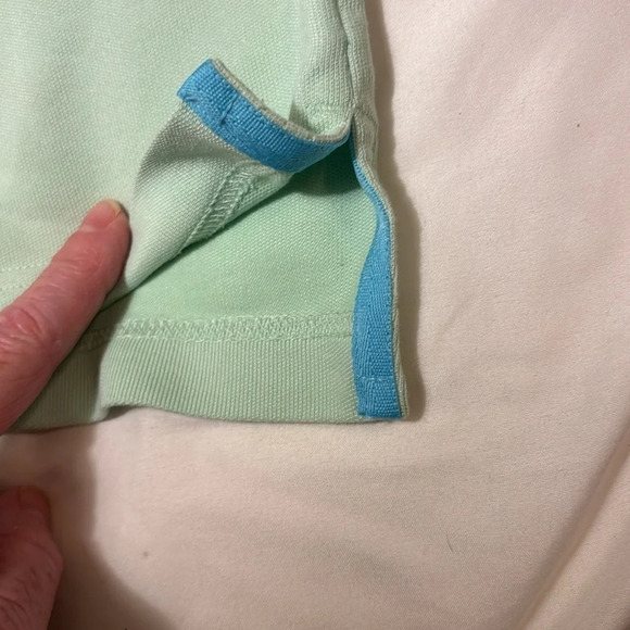 IZOD ADVANTAGE PERFORMANCE SHORT SLEEVE POLO SHIRT -GREEN SPRUCE XL - Picture 7 of 8
